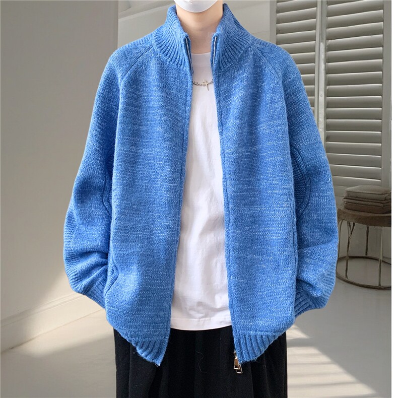 时尚百搭毛衣保暖男春秋美式潮牌宽松休闲针织衫BX732-P70，男装针织衫/毛衣，星座1105-3