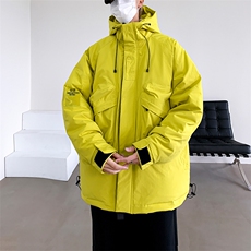 2026冬季新款加厚户外冲锋衣工装连帽棉服男女MY9303-P130，男装夹克，电商A021