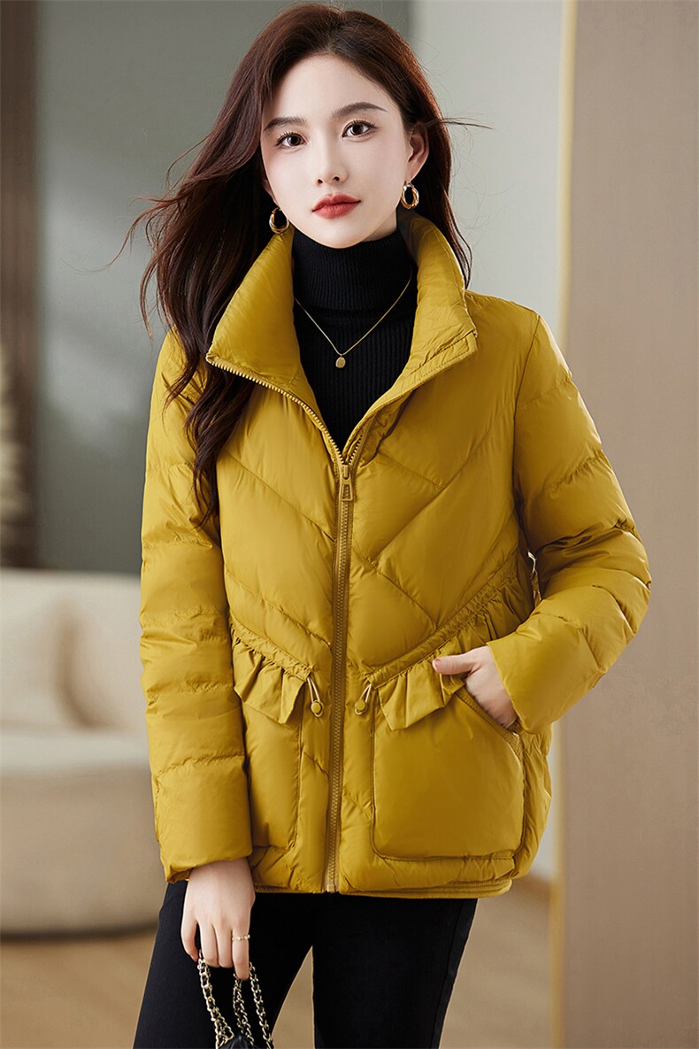 羽绒服女2023年冬季新款时尚洋气短款外套,女装羽绒服,魅影