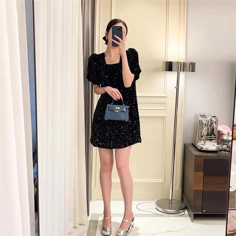 韩版亮片裙，其它，TANG.+