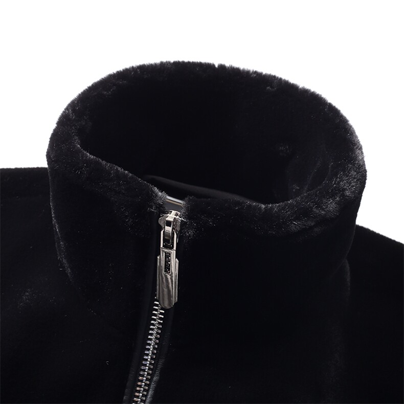 秋冬外套男士金貂绒夹克立领商务休闲刺绣外套男SNNJDR11813-P350，男装夹克，电商B212（原钱塘6029）