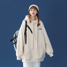 现货主打宽松中性港风卫衣男宽松大帽绳秋季外套416B-WY255-P55，男装卫衣，星座416B-1