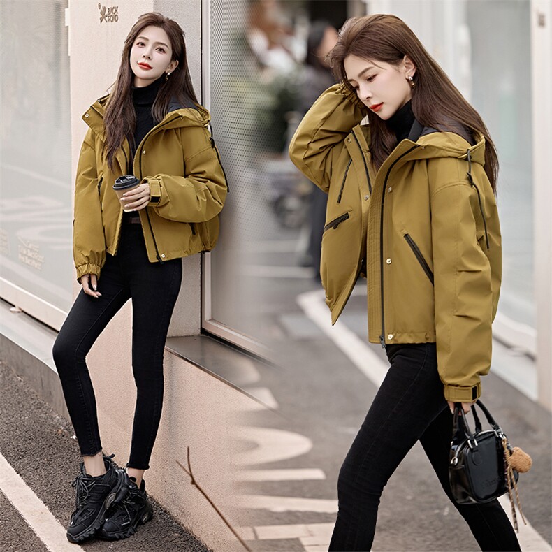 现货羽绒服冲锋衣2025年冬季新款女装图片