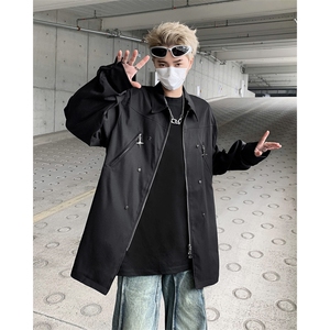 男装衬衫24春季小众金属设计衬衫韩版长袖衬衣XZ514-2-202417-P78图片