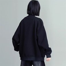 W10469-P73网图现货高质量刺绣400g华棉棒球服卫衣外套夹克，男装夹克，星座1608