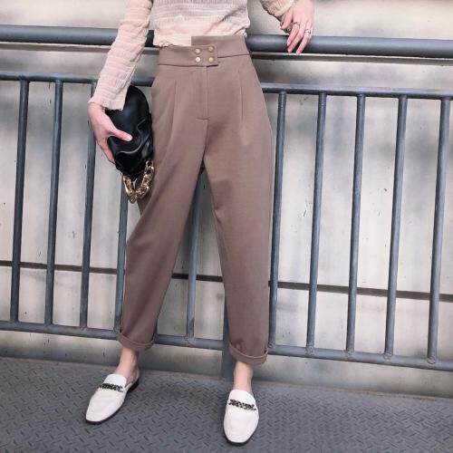 呢子面料西裤，女装，1+1 MAIN ROAD