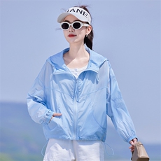 女2026新款夏装宽松显瘦今年流行空调衫旅行户外宽松薄短外套，女装防晒衣，靓衣阁