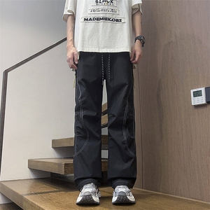 904-2-XKZ878-P48特新款2025冲锋裤宽松显示休闲裤男士登山裤防水图片