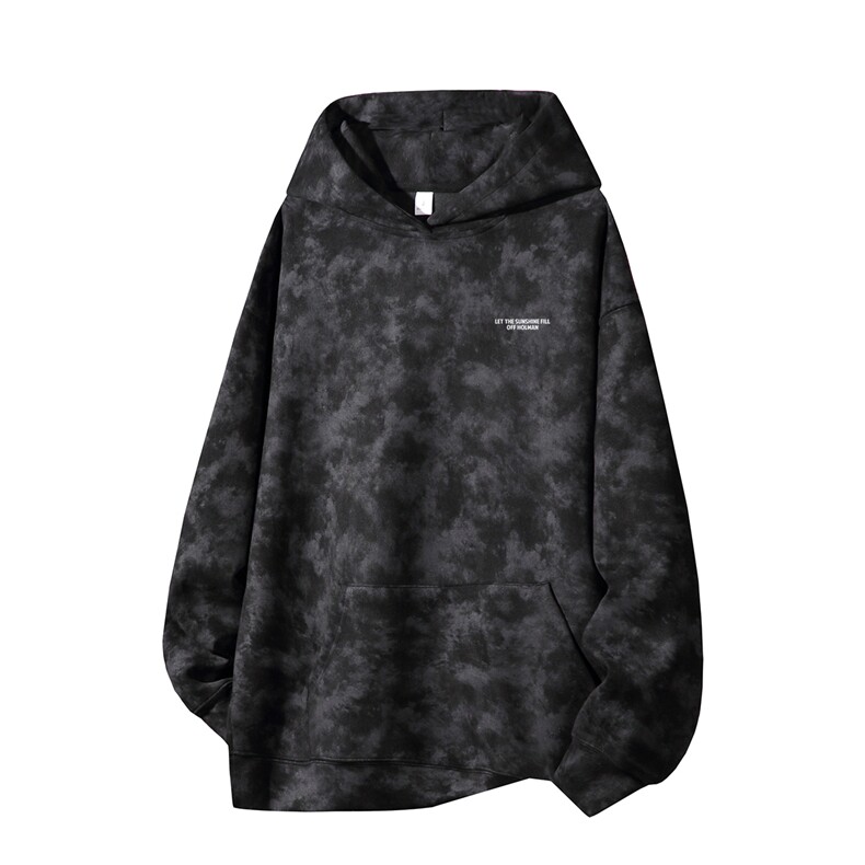 得物供货、重磅420克现货麂皮绒扎染卫衣HD019-1-WL25420ZR-P45,男装卫衣,电商019-1