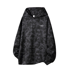 得物供货、重磅420克现货麂皮绒扎染卫衣HD019-1-WL25420ZR-P45，男装卫衣，电商019-1