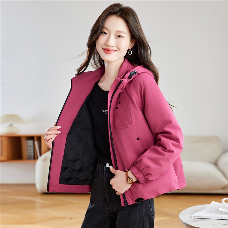 现货！加厚保暖棉服女图片