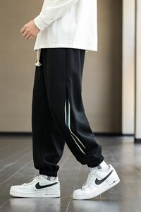 高品质秋季新款运动裤男束脚宽松卫裤潮流休闲长裤篮球裤子图片