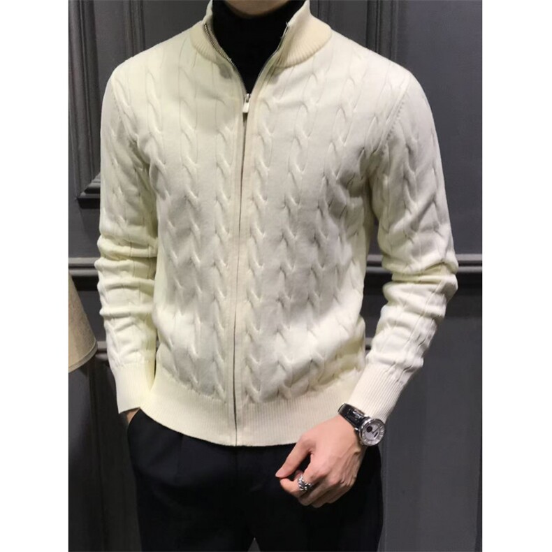 MM501-P63新款时尚潮流设计感宽松拉链开衫连帽毛衣,男装针织衫/毛衣,星座617A-2