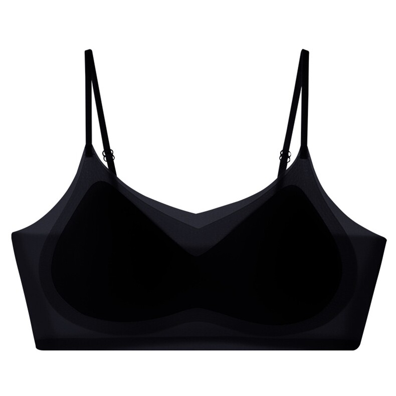 轻薄透气超薄美背内衣女小胸聚拢收副乳无痕无钢圈舒适软支撑文胸,女装背心吊带,梦白服饰厂