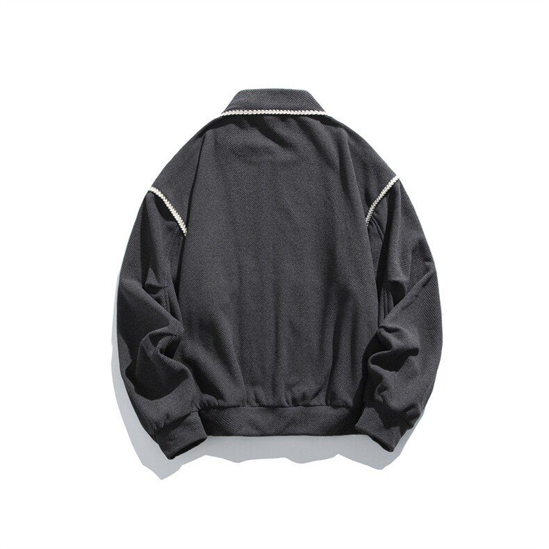 25新款港风时尚阳离子双色蜂巢个性宽松大码卫衣WY715-P6599,男装卫衣,电商B306