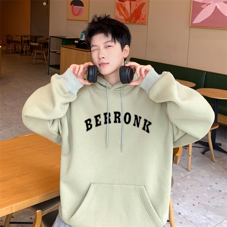 ！连帽圆领卫衣男装港风帽衫男 LM71-P35图片