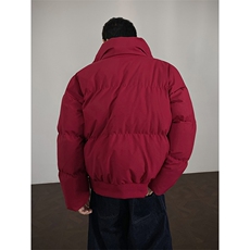 冬季clean纯色棉服潮流中性加厚短款棉衣HZ8816-特P68不议价，男装棉衣，星座610B-1