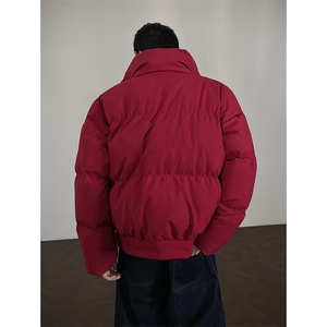 冬季clean纯色棉服潮流中性加厚短款棉衣 HZ8816-特P68不议价图片
