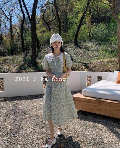 夏装小碎花，女装，咔柠