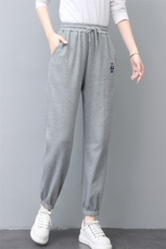 休闲运动女2025春秋新款大码宽松中年妈妈时尚卫衣卫裤，女装休闲裤，璐依舞