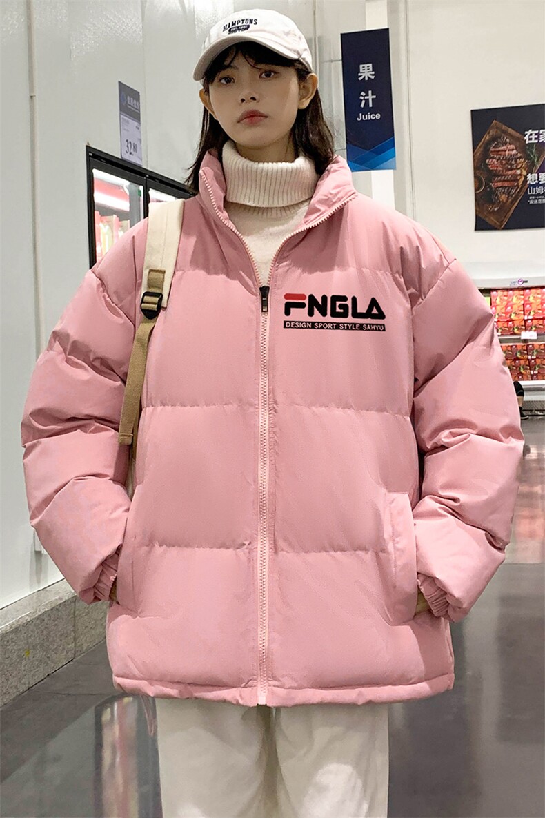 2023冬上新学生加棉保暖棉服潮中性风立领棉衣外套男女8802-P60,男装棉衣,电商A441-1