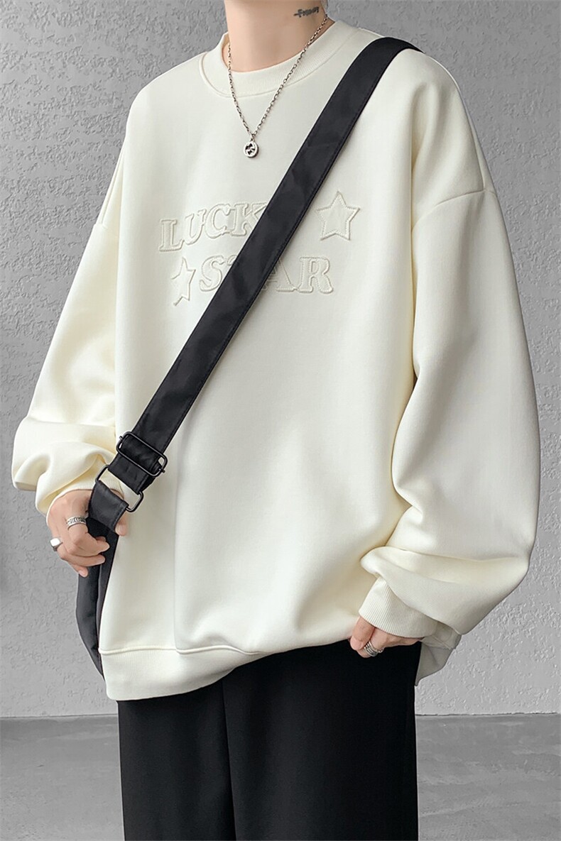 现货WY10089-P50华棉卫衣重磅360G阔版宽松大码情侣卫衣外套,男装卫衣,电商A059