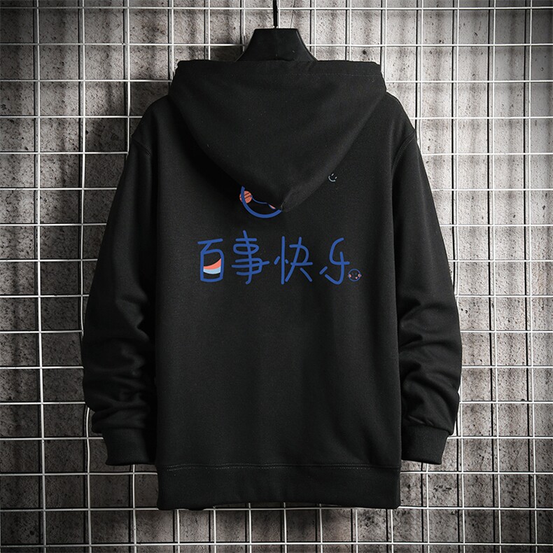 KS21183-P38加绒款-P43连帽开衫卫衣男运动外套大码班服网格,男装卫衣,电商A040A