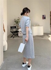 [现货]休闲套装裙，三色、三个尺码，女装运动套装，依柏璐(1F)