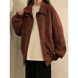 主推春季新款宽松/大码外套夹克XZ102B-1-JK901-P85图片