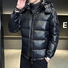 2025标同款羽绒服男女情侣直播亮面新标高品质，男装羽绒服，星座218-1（原230）