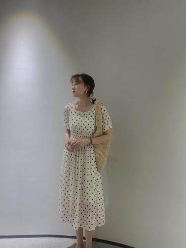 【现货】波点连衣裙，女装连衣裙，驿谷