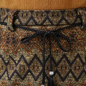 半身裙 百搭 A字裙 2020年冬季 时尚 潮流 简约 中裙 拉链图片