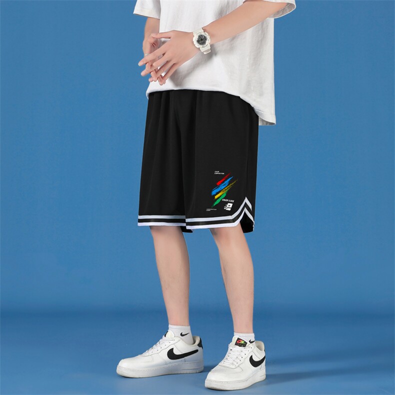 ！2023夏季夏款男士运动短裤冰丝网格篮球速干五分裤DK11P25,男装休闲裤,电商B220