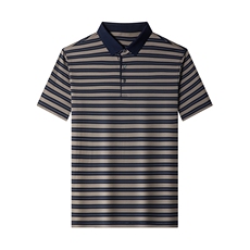 百搭潮流翻领衬衫潮流上衣纯色短袖2024年宽松夏季POLO衫GBN301，男装Polo衫，钱塘6003（原4033）