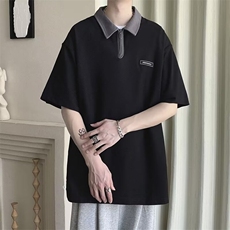 港风潮纯棉polo衫卫衣男TA34P32，男装Polo衫，星座1116-2