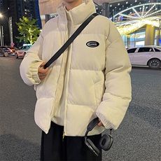魔术贴可拆换得物二开冬季团体班服外套马甲棉服加厚校服送背包，男装棉衣，星座301D-5(原星座1415）
