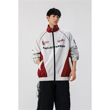 2026无影墙美式印花潮牌立领机车大码M-5XL夹克男JK77979P68控108，男装夹克，星座227-7