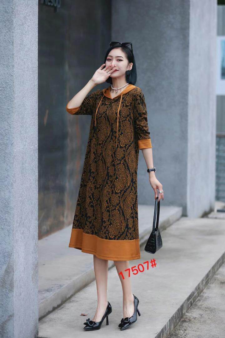 貂绒连衣裙，女装连衣裙，禾瓷