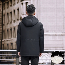 中老年羽绒内胆派克服大衣男装一衣三穿拆卸羽绒内胆派克服羽绒服，男装羽绒服，钱塘723