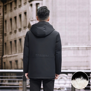 中老年羽绒内胆派克服大衣男装一衣三穿拆卸羽绒内胆派克服羽绒服图片