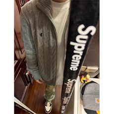 现货DM358-批65秋冬季慵懒立领开衫毛衣男潮牌针织衫外套，男装针织衫/毛衣，星座603-2