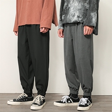 秋款休闲裤子男士潮牌宽松百搭西裤九分裤韩版潮流裤DS913TP40，男装休闲裤，电商A102