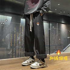 冬天加绒加厚防水羊羔绒休闲裤KK377特P55，男装休闲裤，星座712