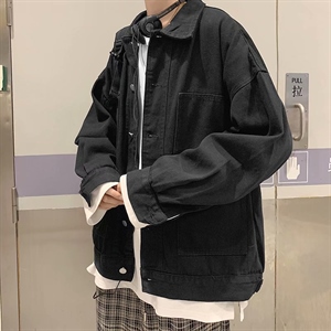 外套男宽松潮牌春秋韩版港风ins炸街百搭休闲男士夹克JK577-P60图片