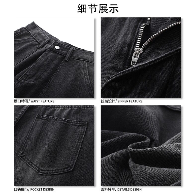 26春款多口袋设计个性小众牛仔裤工装风潮流百搭长裤K666TP65,男装牛仔裤,电商A102B