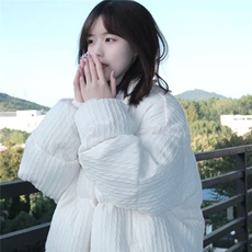 2025年冬季新款加厚字母立领面包服棉衣女学生韩版宽松棉服外套潮，男装棉衣，星座506A