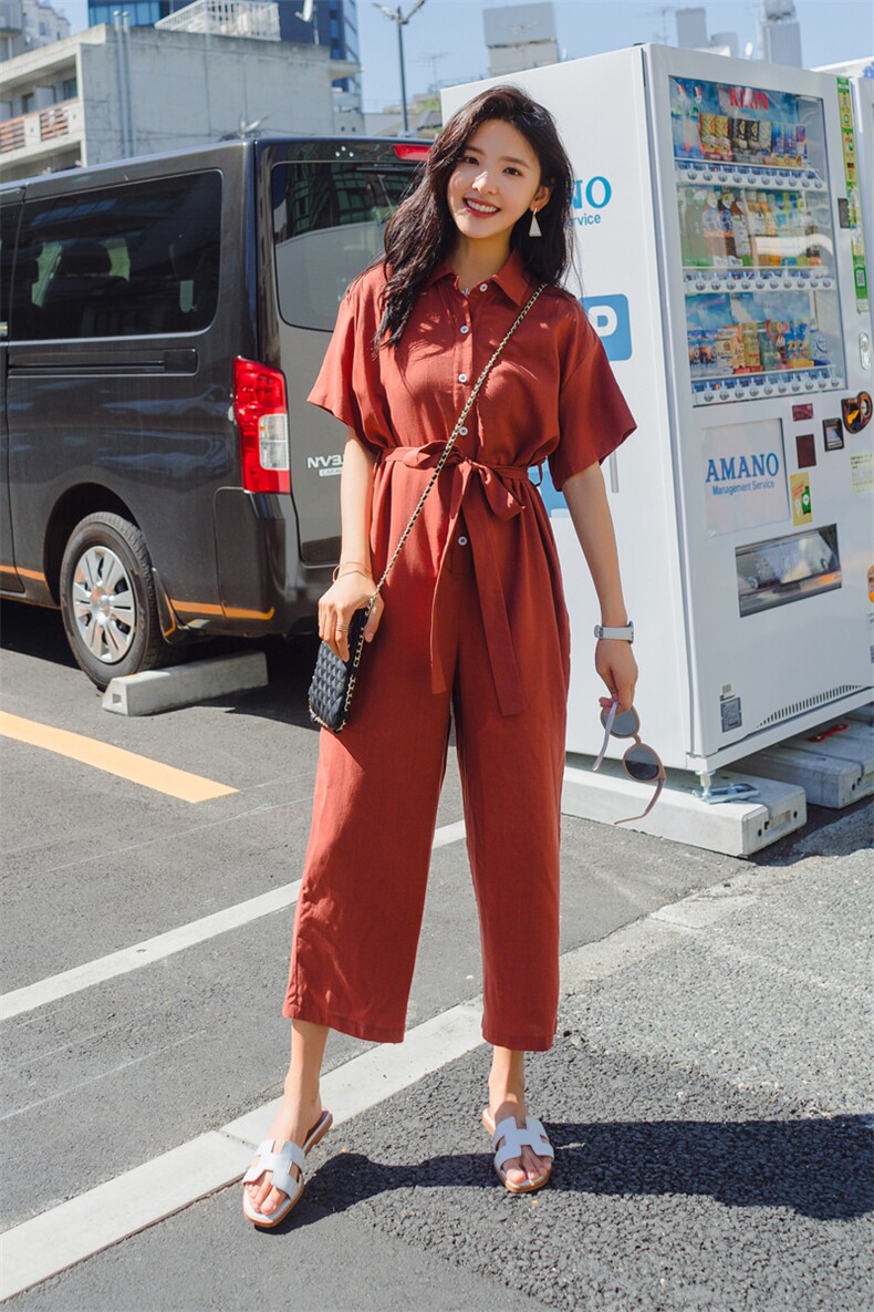 2021夏季新款双色连体裤8605-7060,女装连体裤,浙宝225