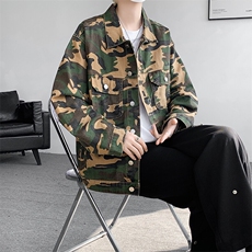8XL-M户外工装夹克特大码新款百搭男迷彩长袖夹克外套JK1311P68，男装夹克，电商D206-1