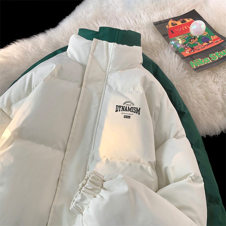 ！2025冬季男士立领棉衣简约印花加厚保暖棉服MY311特P55,男装棉衣,电商B220