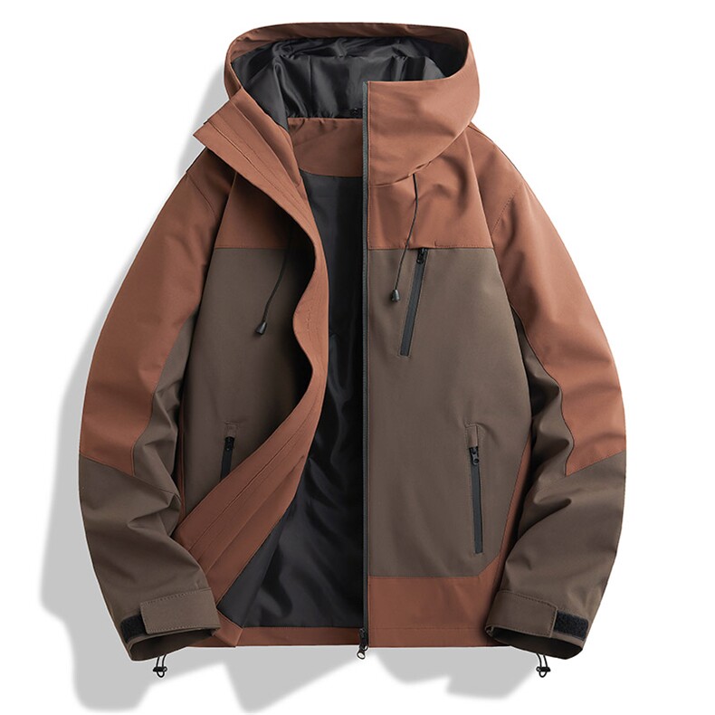 新款男女高品质户外登山服青少年学生冲锋衣夹克外套HS6607,男装夹克,星座1206（原A206）